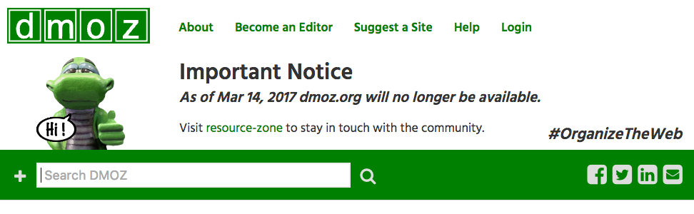 DMOZ-The open Directory