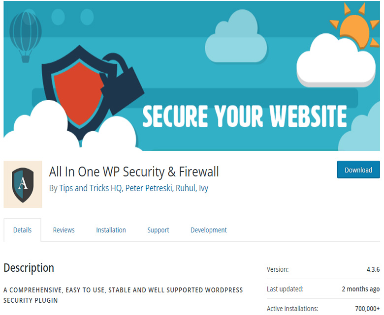 All In One WP Security and Firewall