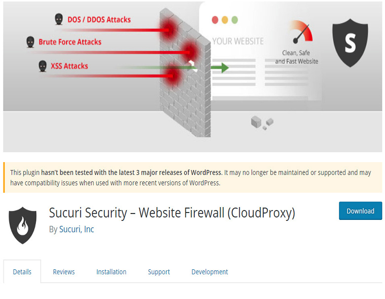  Sucuri Security – Auditing, Malware Scanner and Security Hardening