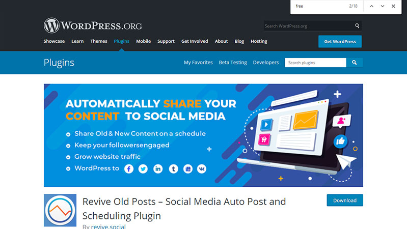 Revive Old Posts – Social Media Auto Post and Scheduling Plugin