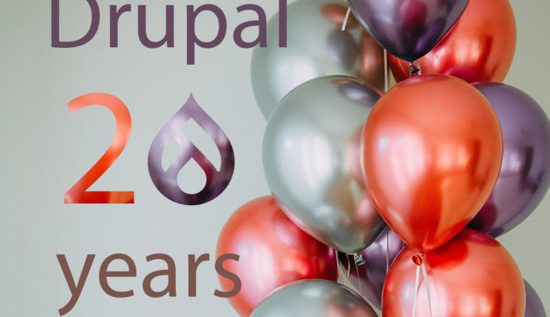 Drupal celebrates its 20th anniversary in 2021