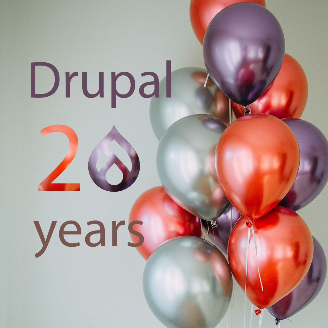 Drupal celebrates its 20th anniversary in 2021