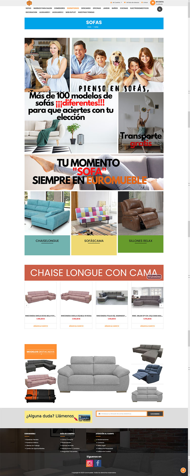 Magento extension development services for Euromueble