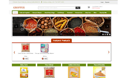 GROPPER - ONLINE GROCERY SELLING PORTAL