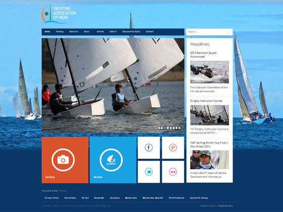 Yachting Association of India - Joomla 3.x Website