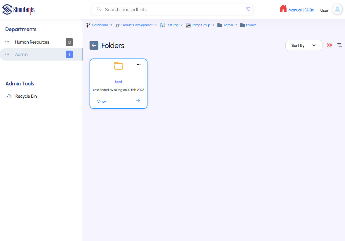 FMS - User Dashboard