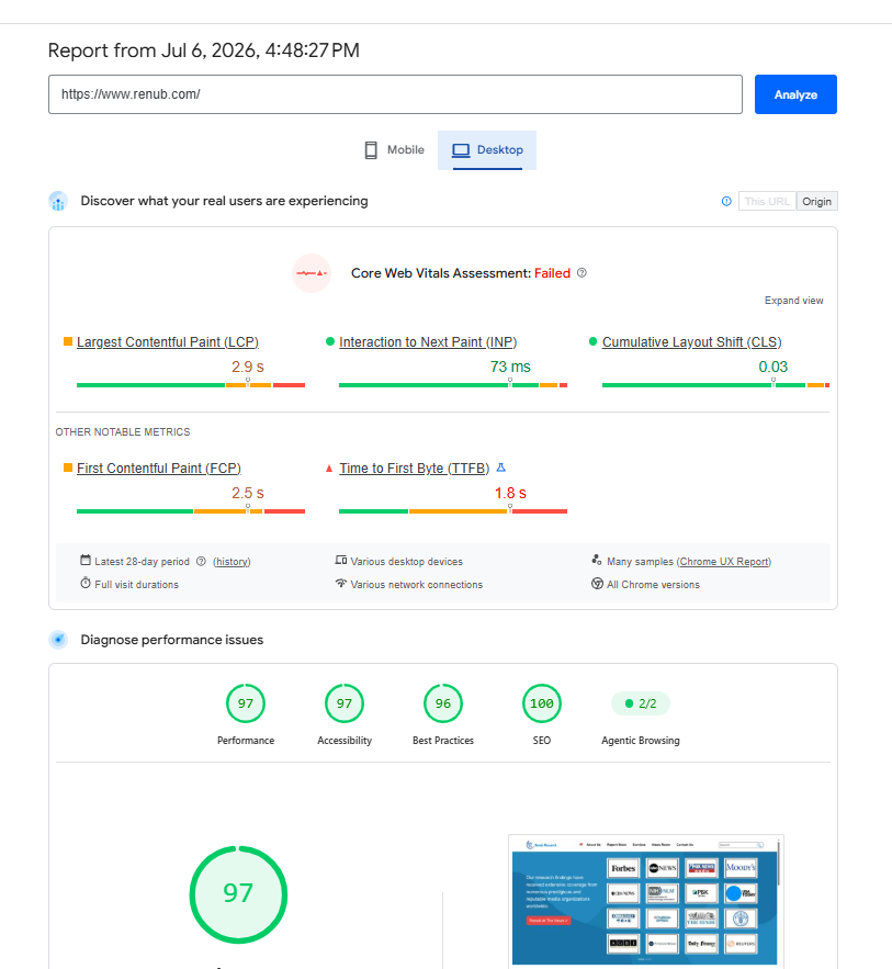 Renub Research - Google Page Insights